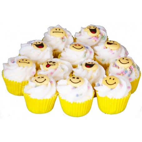 Mini cupcake, Smiley Autour du Bain à Paris chez Soap and the City, savons, bougies, parfums, encens et peluches